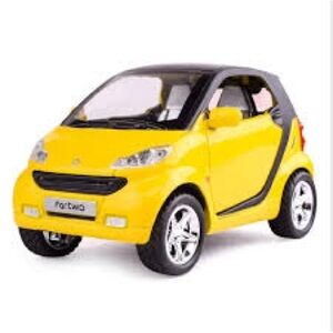 Car Model 1:32 Scale Mini Maisto Smart Fortwo Pull Back Smartcar City Die Cast